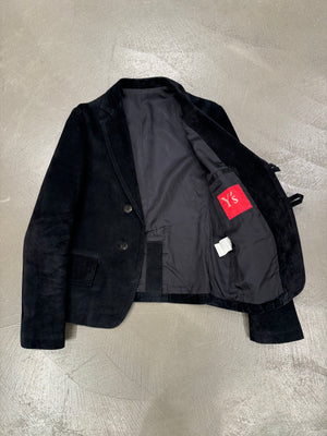 2000s Y’s by Yohji Yamamoto pig leather blazer