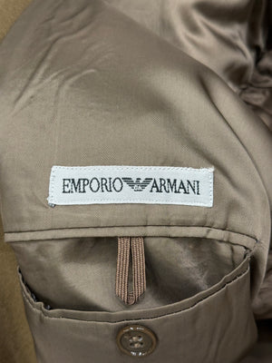 1990s Emporio Armani long wool kashmir coat