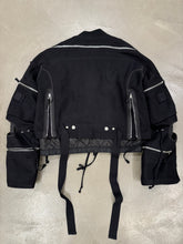 Load image into Gallery viewer, A/W2014 Dries Van Noten backzip double layer bomber jacket
