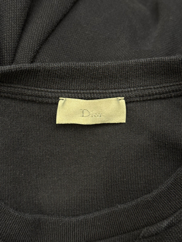 2000s Dior by Hedi Slimane bee pocket crewneck