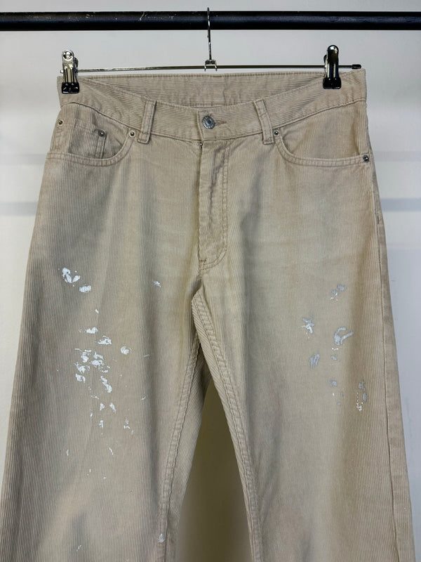 AW2000 Helmut Lang corduroy painter bootcut jeans