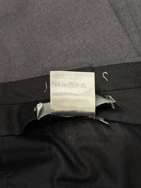 A/W2007 Dior by Hedi Slimane tailored wool trousers