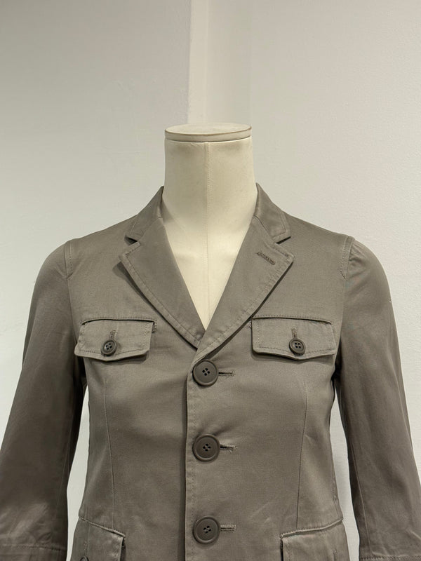 2000s Comme des Garçons cotton minimal coat