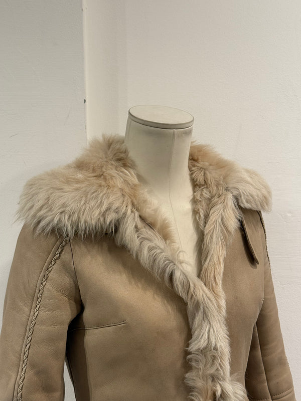 2000s Roberto Cavalli shearling fur jacket