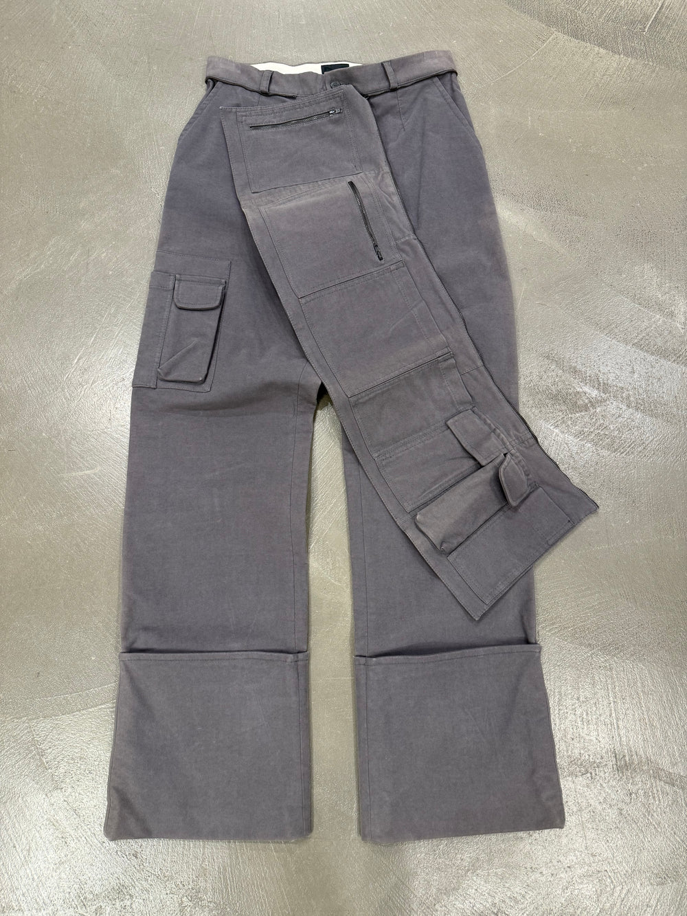 F/W 2001 Dolce & Gabbana waist bag moleskin pants