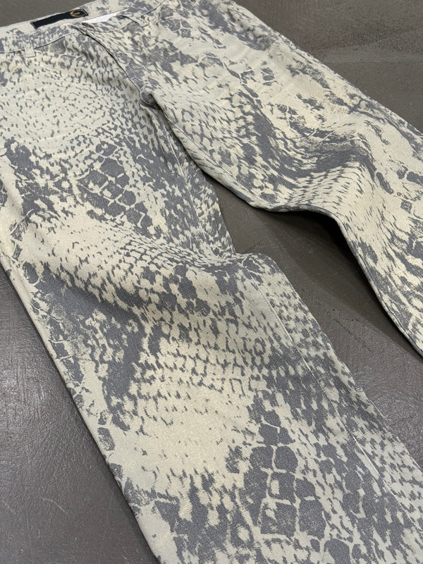 2000s Cavalli print pants