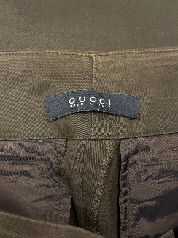 2002 Gucci by Tom Ford waistless flared pants