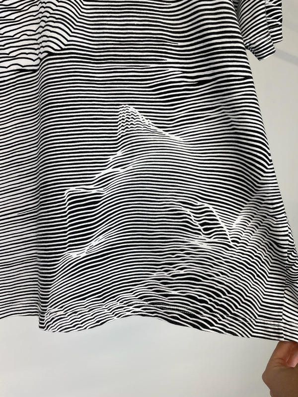 1980s Marithe Francois Girbaud abstract op-art t-shirt