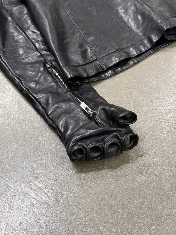 Carol Christian Poell prosthetic gloved leather jacket