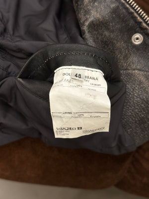 A/W2003 Dolce & Gabbana horse leather jacket