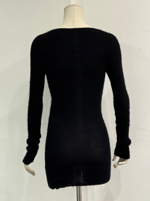 A/W2014 Rick Owens Moody distressed knit