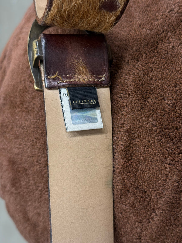 2000s Cavalli pony hair belt