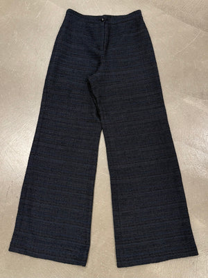 2000s Chanel uniform wide pants