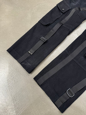 A/W 2003 Dolce & Gabbana runway bondage parachute cargo pants
