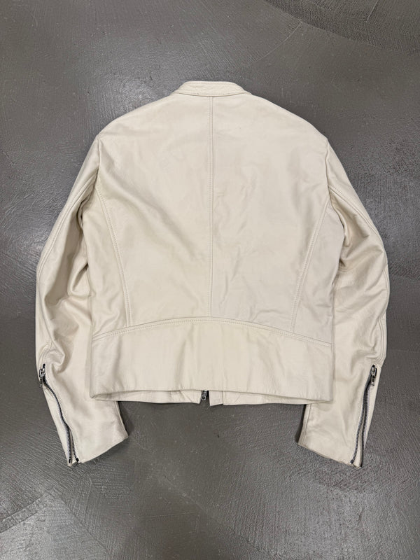 S/S 2008 Maison Margiela 5 zip leather biker jacket