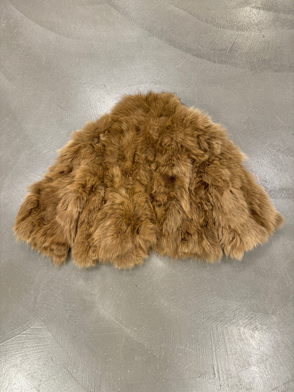 1990s Plein Sud real fur cropped jacket
