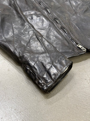 2008 Carol Christian Poell fencing leather jacket