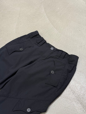 1990s Jean Paul Gaultier multi-pocket snap cargo short pants