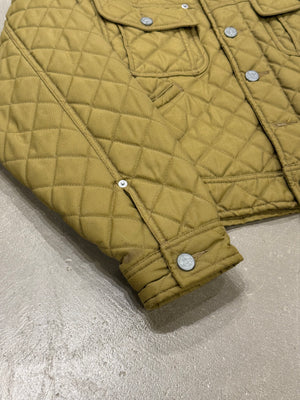 1990s Armani quilted cropped bomber jacket