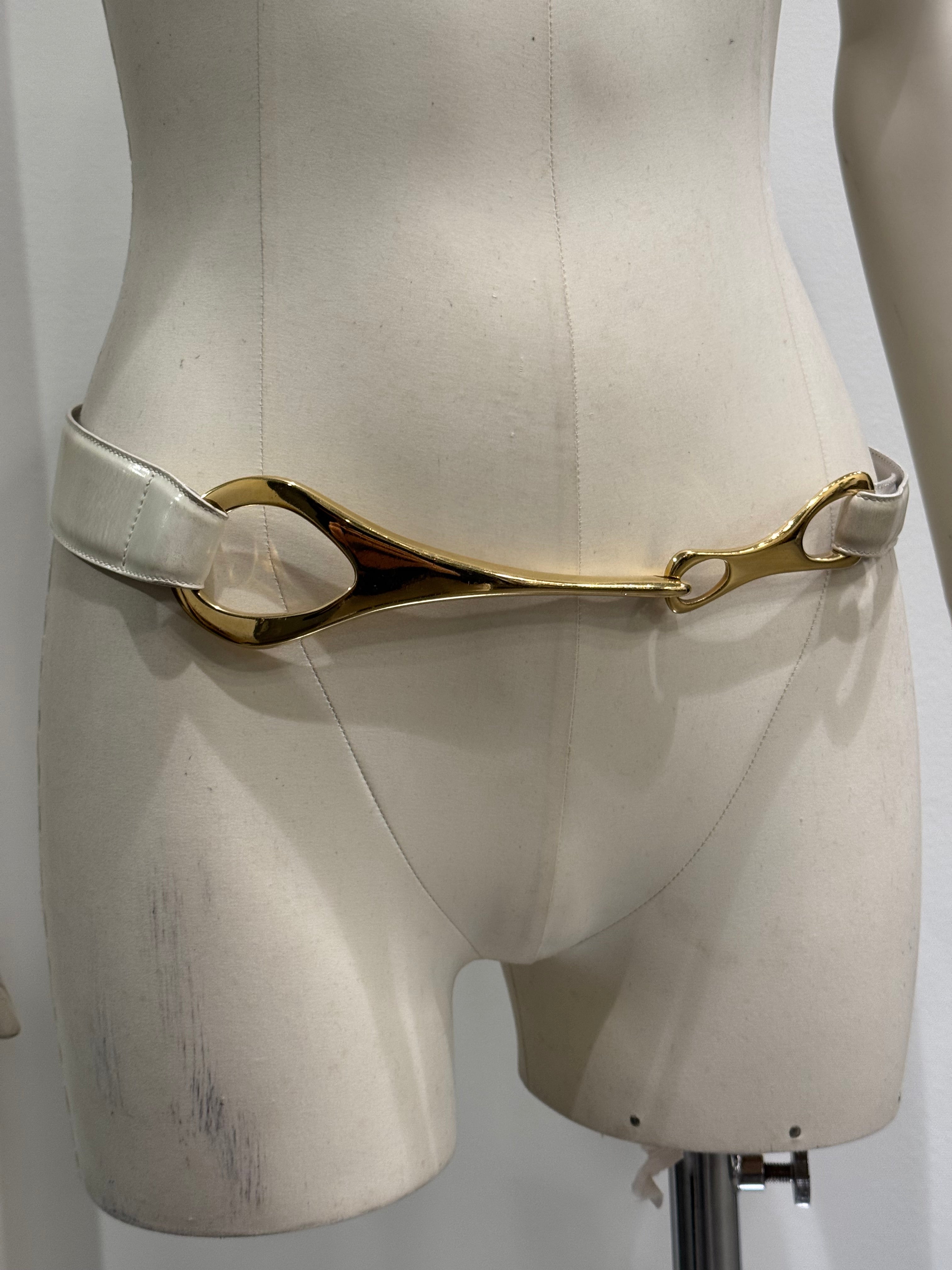 F/W 1996 Gucci by Tom Ford iconic horsebit leather belt