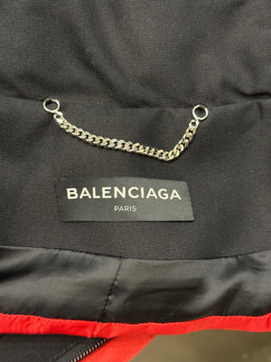F/W2017 Balenciaga c-shape campaign swing parka jacket