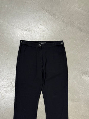 2000s Ann Demeulemeester extra long tailored stretch pants