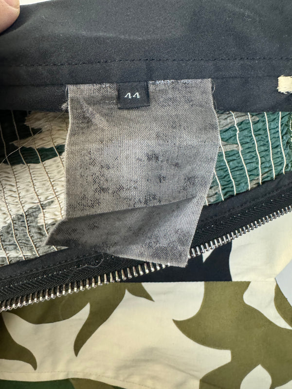 2006 Prada camouflage military corset bustier top