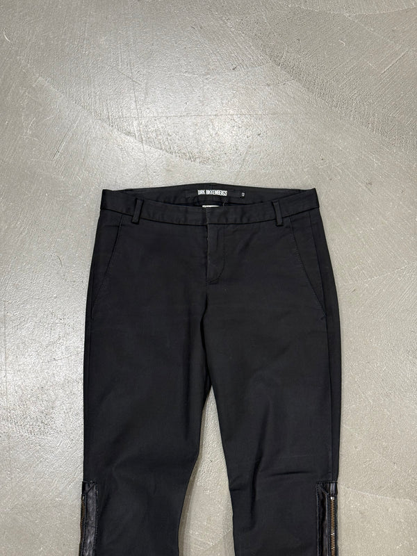 2000s Dirk Bikkembergs full zip flared pants