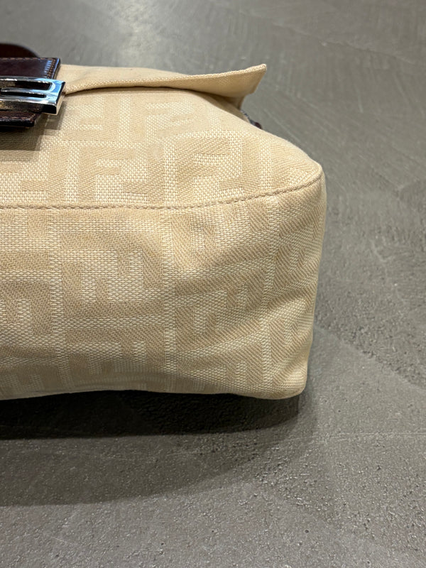 2000 Fendi monogram zucca mama baguette bag