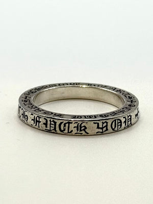 Chrome Hearts spacer f*ck you ring