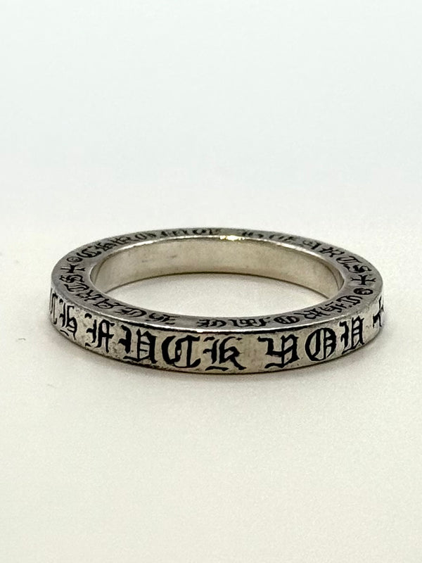 Chrome Hearts spacer f*ck you ring