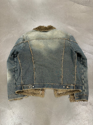 A/W2005 Roberto Cavalli shearling faded jacket