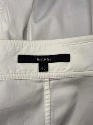 2003 Gucci by Tom Ford bondage strap shirt