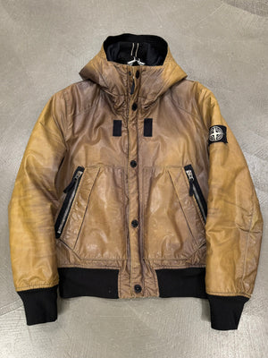 2010 Stone Island waxed ice 2 heat reacting jacket