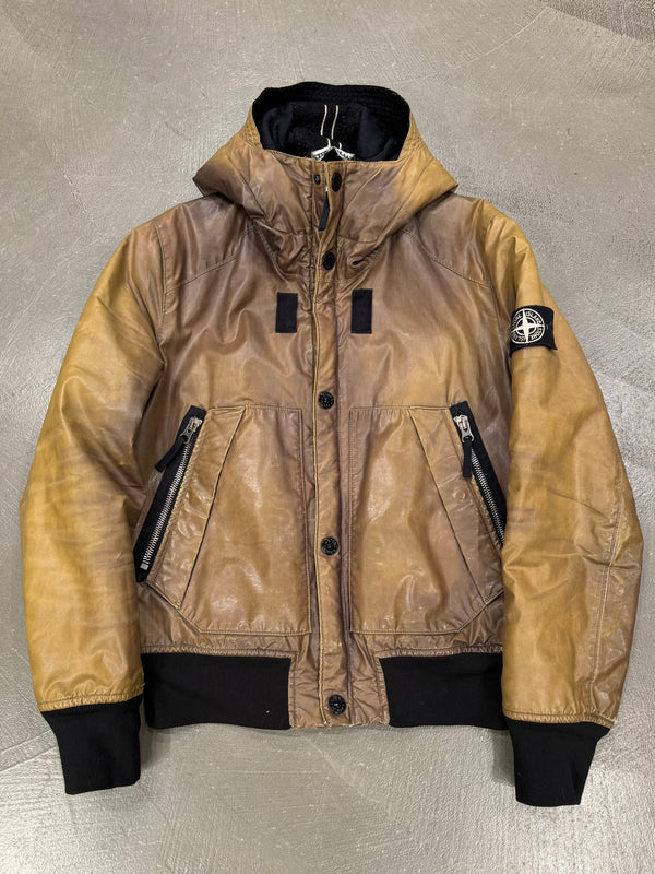 2010 Stone Island waxed ice 2 heat reacting jacket