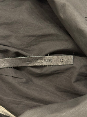 S/S2013 Boris Bidjan Saberi runway hybrid trench coat with leather sleeves