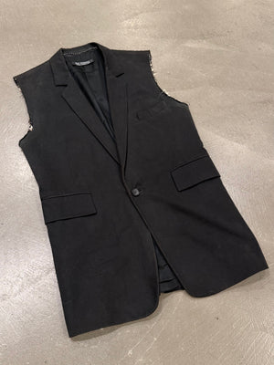S/S2000 Raf Simons distressed vest