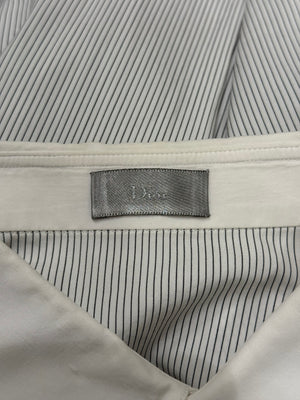 S/S2005 Dior by Hedi Slimane runway Beck striped cotton shirt