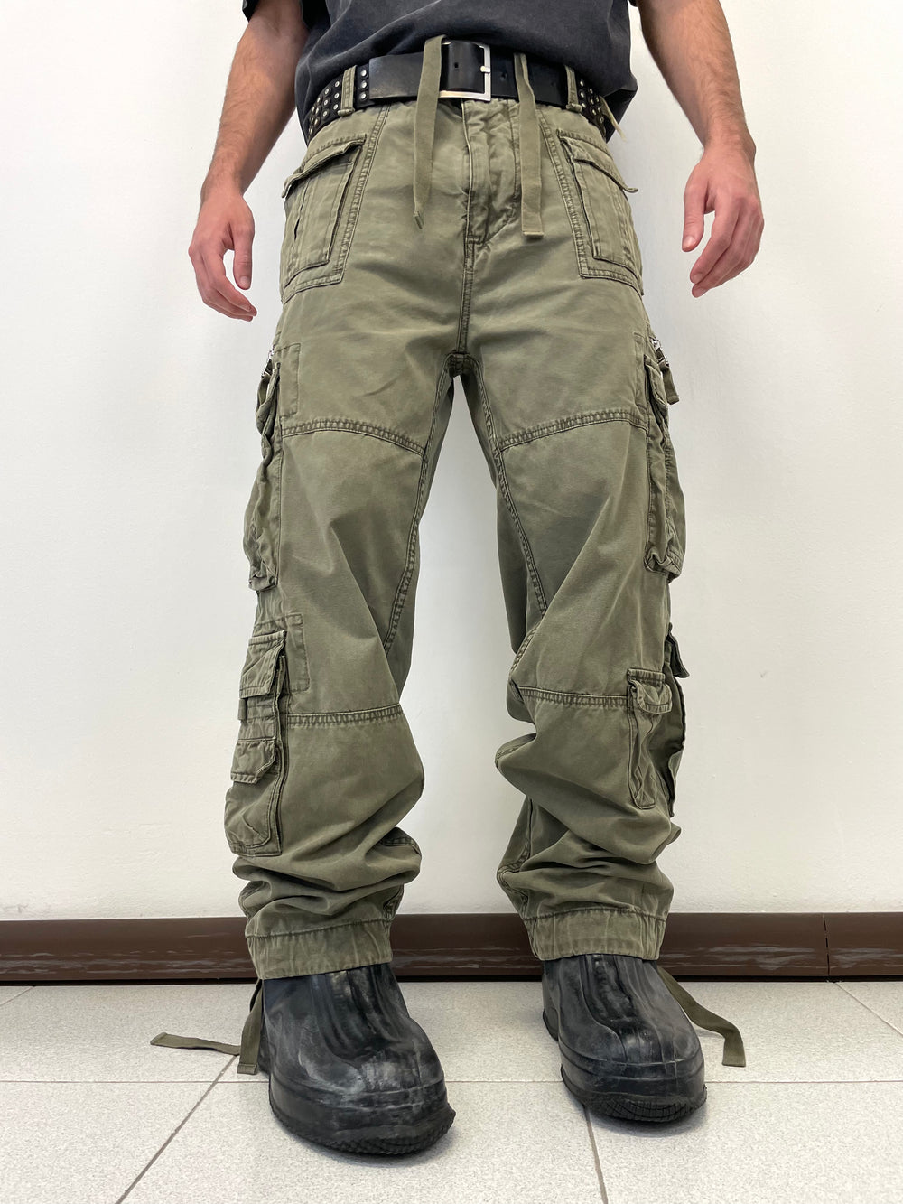 AW03 Dolce & Gabbana 18 pockets military cargo pants