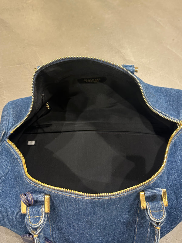1996-1997 Chanel denim Boston bag