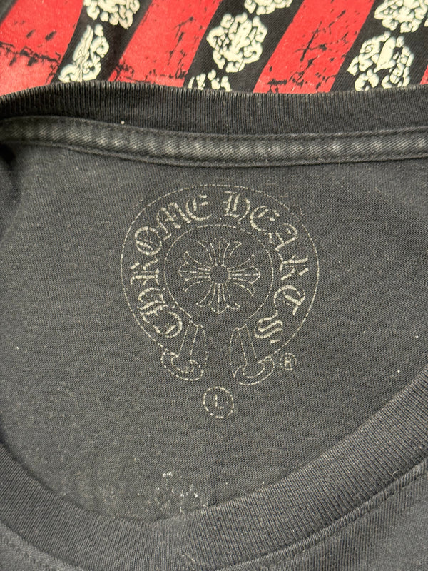 Chrome Hearts American flag dagger tee shirt