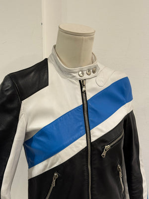 S/S2001 Dolce & Gabbana biker leather jacket