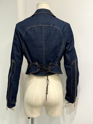 S/S2002 Roberto Cavalli iconic denim jacket