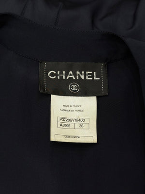 2000s Chanel silk scarf-neck maxi dress