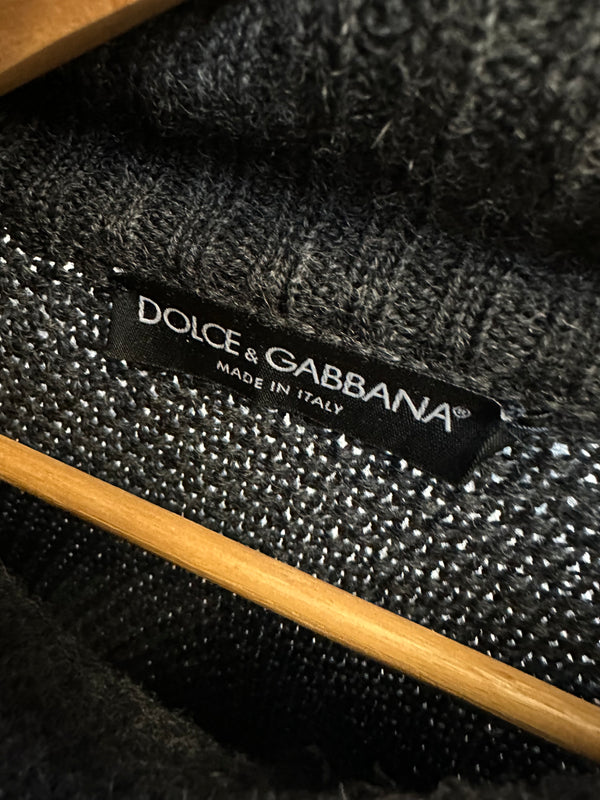 AW2003 Dolce & Gabbana full zipper modular sweater