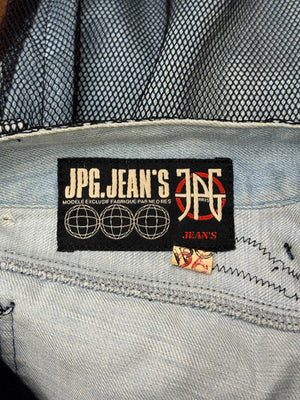 2000s Jean Paul Gaultier mesh double layer pants