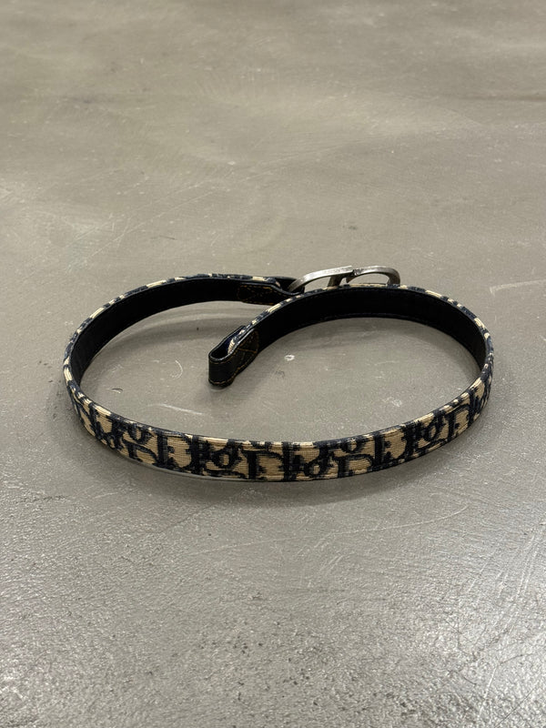 2000s Christian Dior by Galliano monogram belt