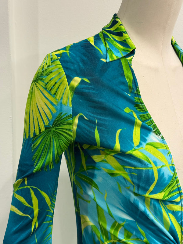 S/S2000 Gianni Versace jungle midi dress