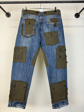 Load image into Gallery viewer, AW2005 Dolce &amp; Gabbana hybrid patchwork cargo jeans
