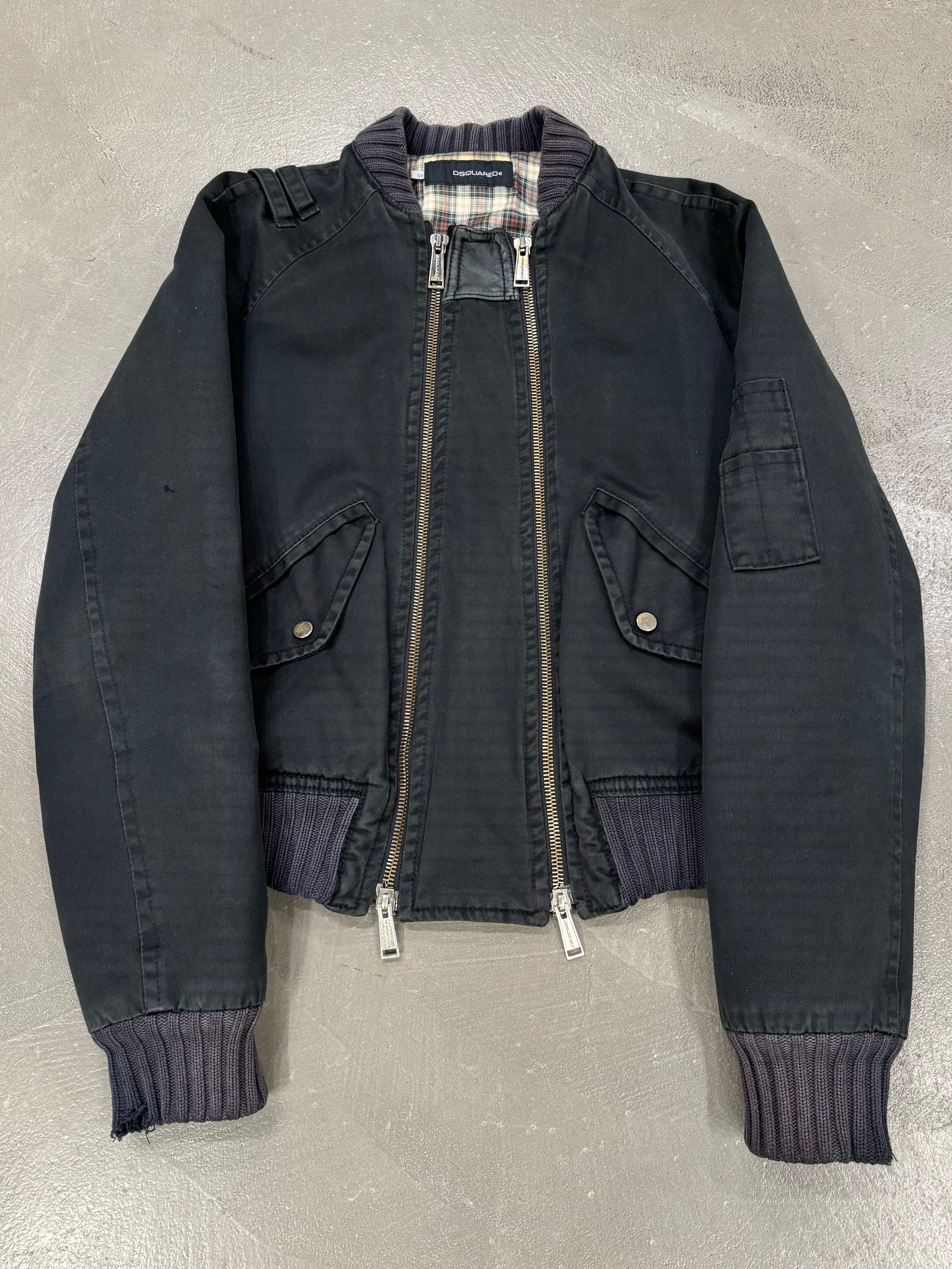 DSQUARED cotton riders jacket | NOIR ONLINE